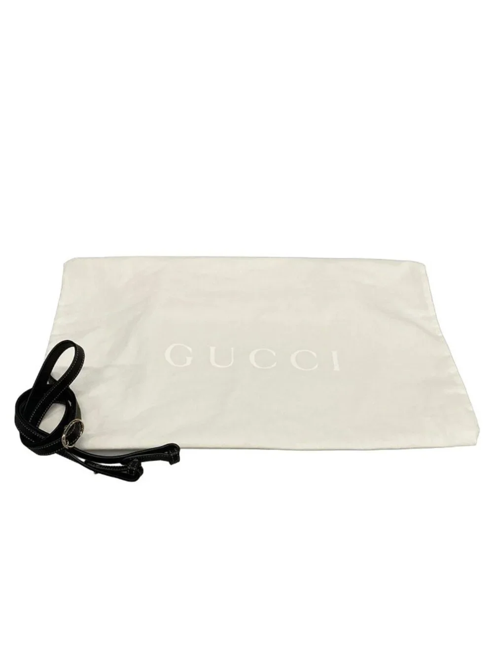 Gucci Tote GG Emblem Medium Beige Dark Brown Black Leather